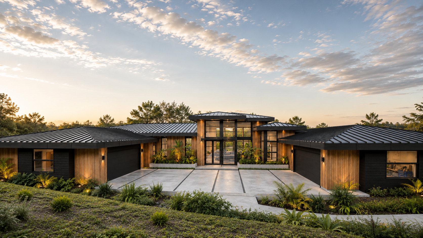 Front elevation rendering of the Entry Design Study